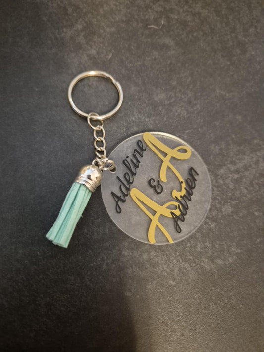 🔑 Porte-Clés en Plexiglas Personnalisé