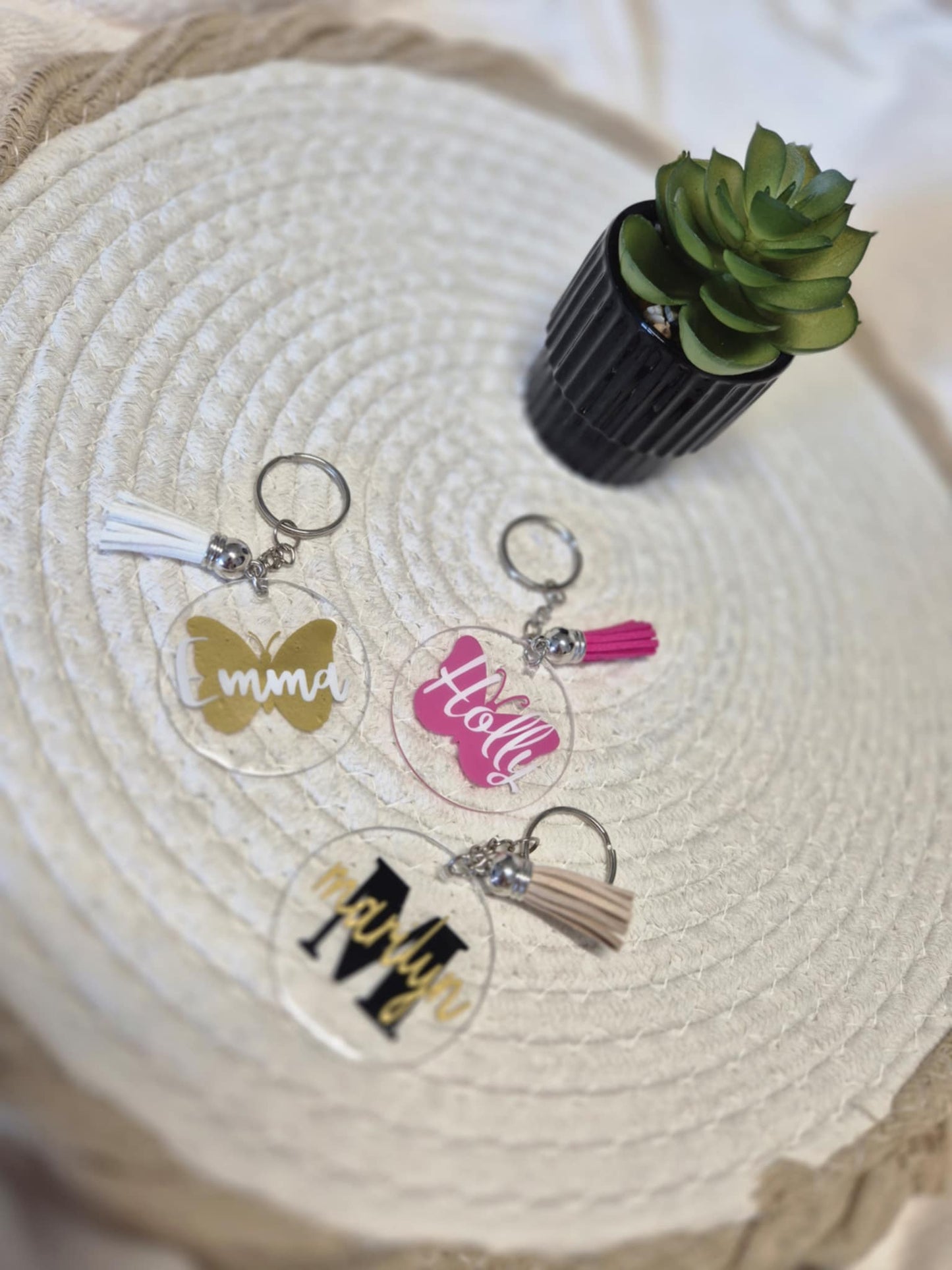 🔑 Porte-Clés en Plexiglas Personnalisé