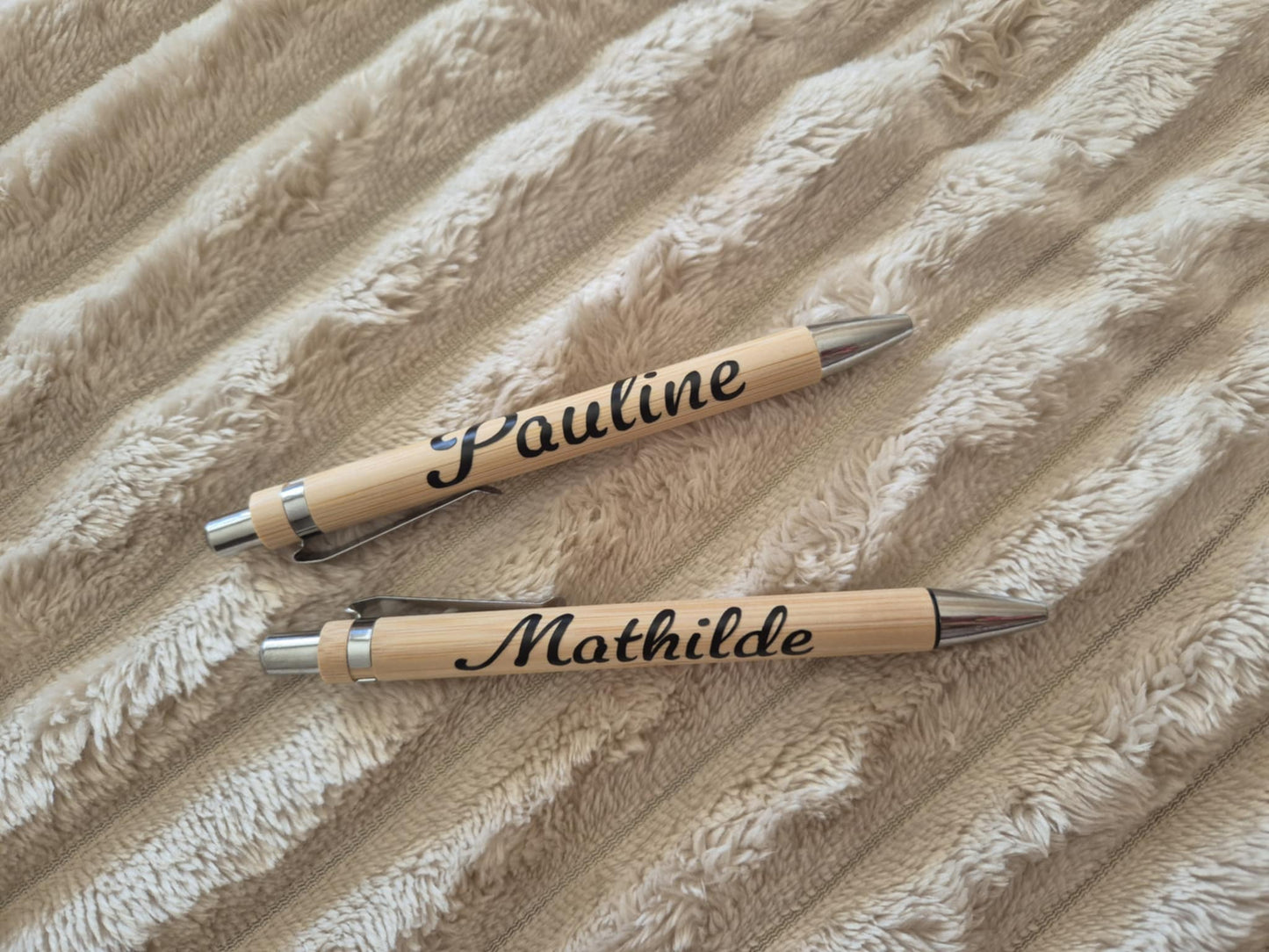 🖊️ Stylo en Bambou Personnalisé