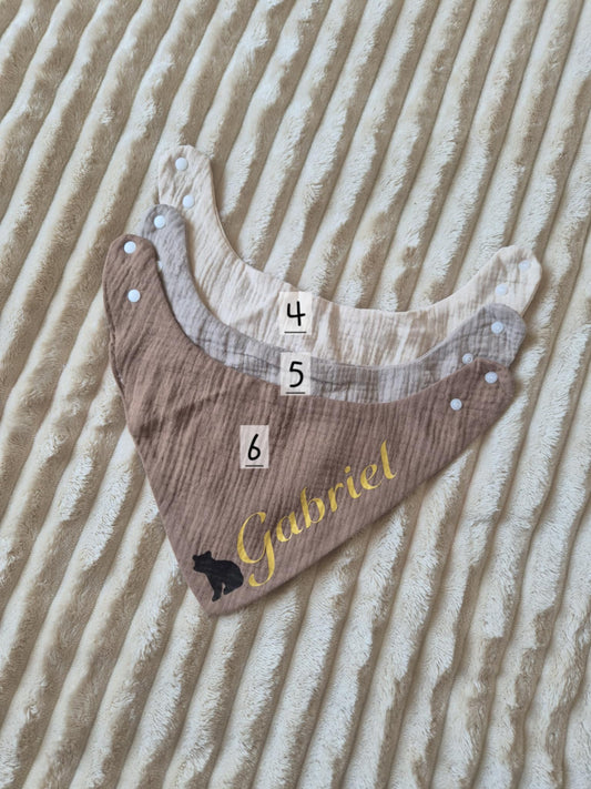 🍽️ Lot de 3 bavoirs – Jolis et pratiques