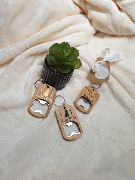 Porte-clés décapsuleur personnalisé