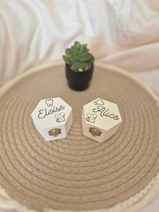 🍼 Boîte Première Dent / Première Mèche