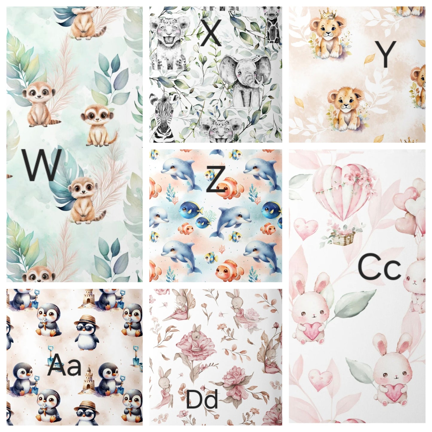 🧸 Couverture à motifs – Douceur pour bébé  environ 90/90
