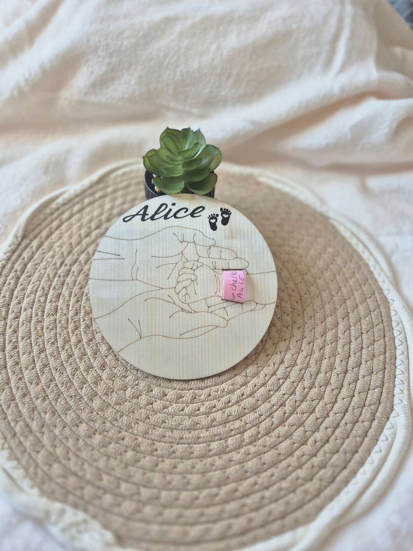 💖 Carte Bracelet de Naissance