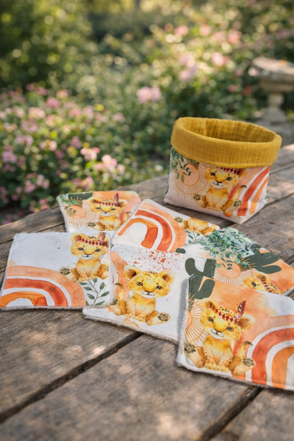 🧺 Panier + 6 lingettes lavables