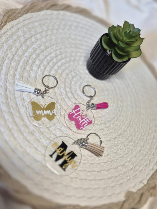 🔑 Porte-Clés en Plexiglas Personnalisé