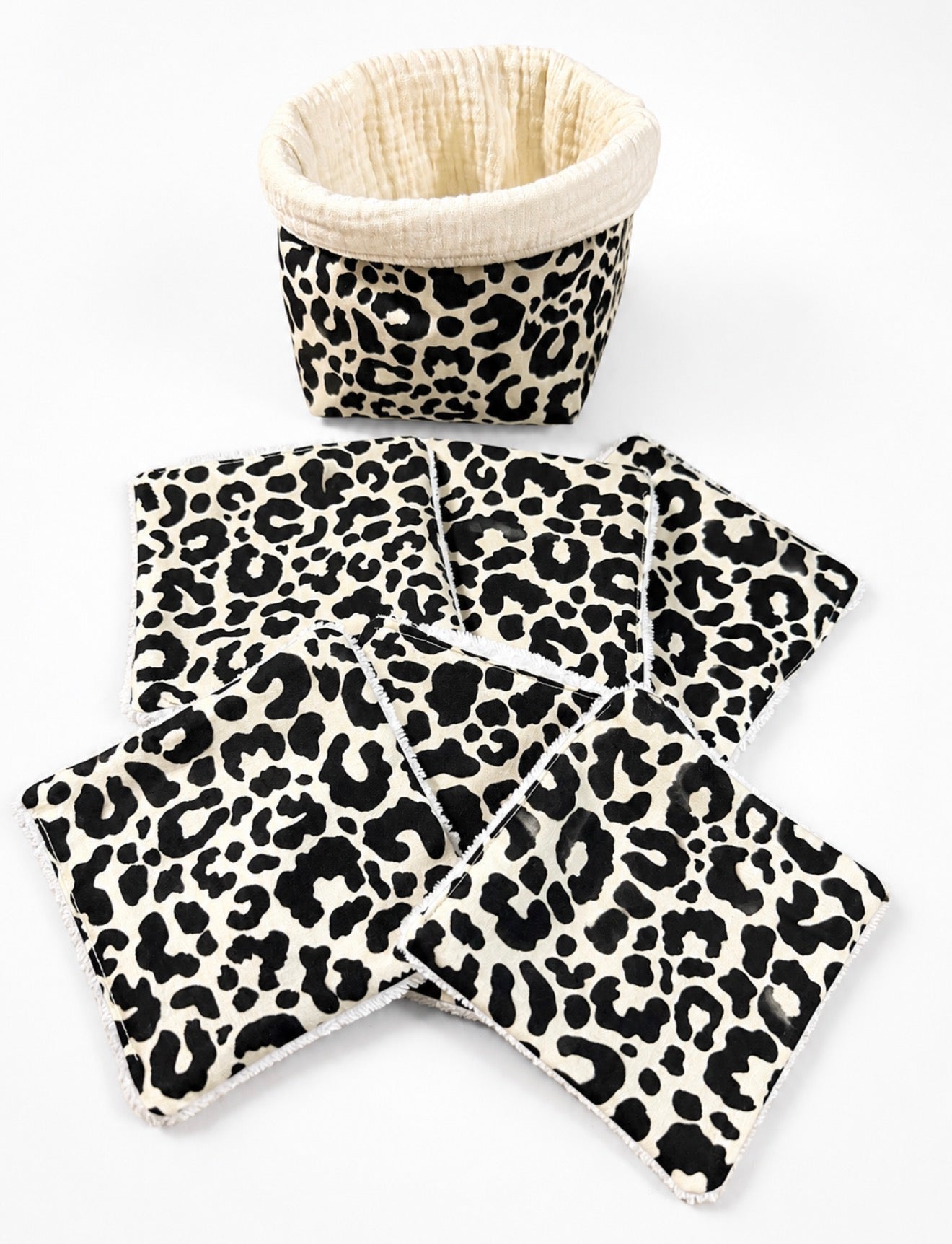 🧺 Panier + 5 lingettes lavables