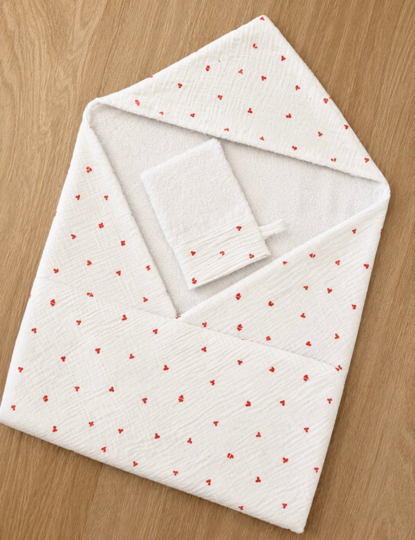 🐣 Serviette de bain bébé personnalisée
