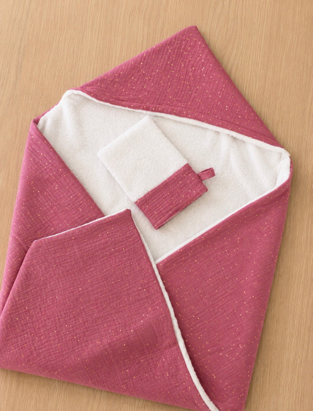 🐣 Serviette de bain bébé personnalisée