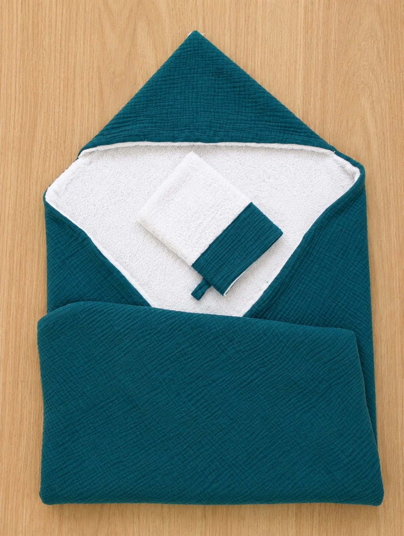 🐣 Serviette de bain bébé personnalisée