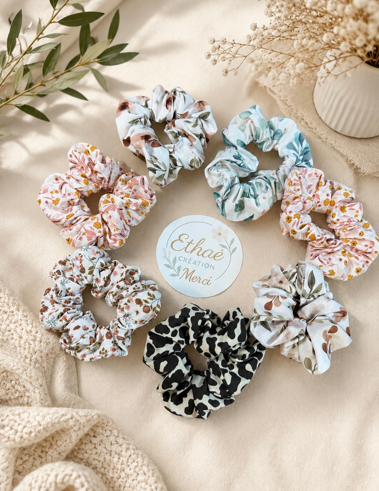 Chouchou en tissu – Fait main & personnalisable
