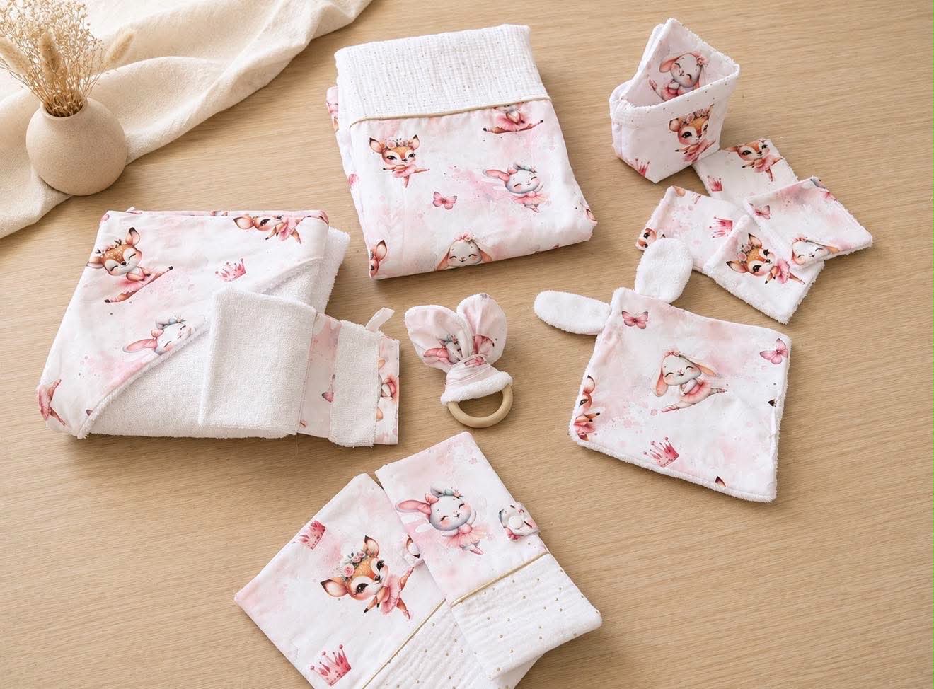 Grand coffret naissance personnalisé a motifs