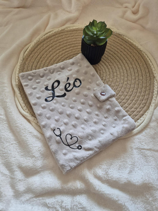 🧸 Protège carnet de santé en minky