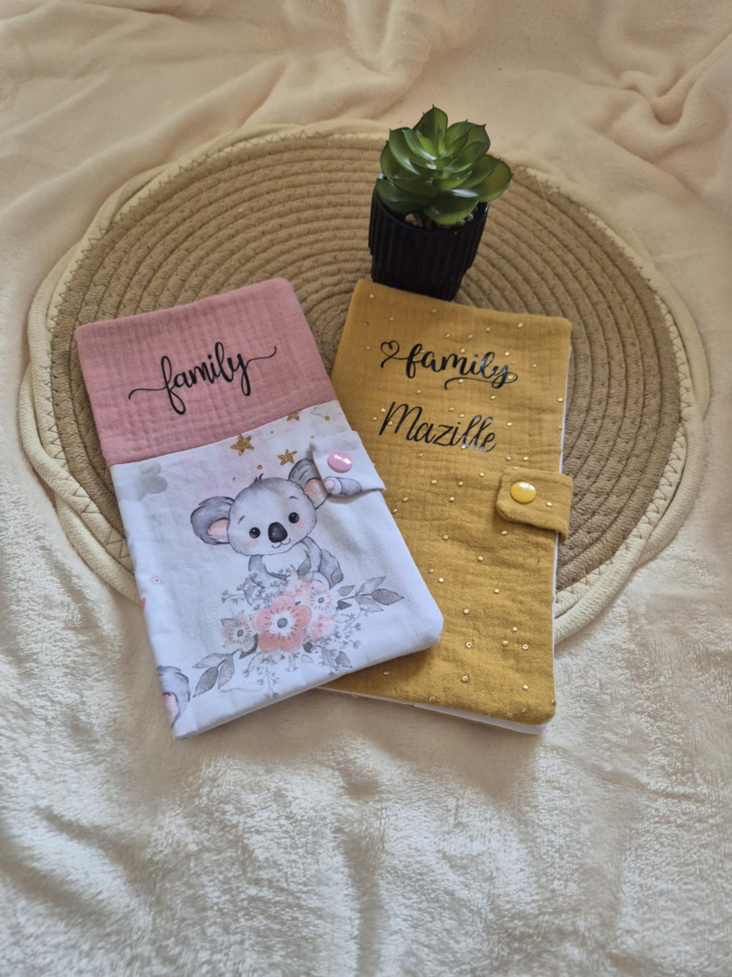 protège livret de famille personnalisé